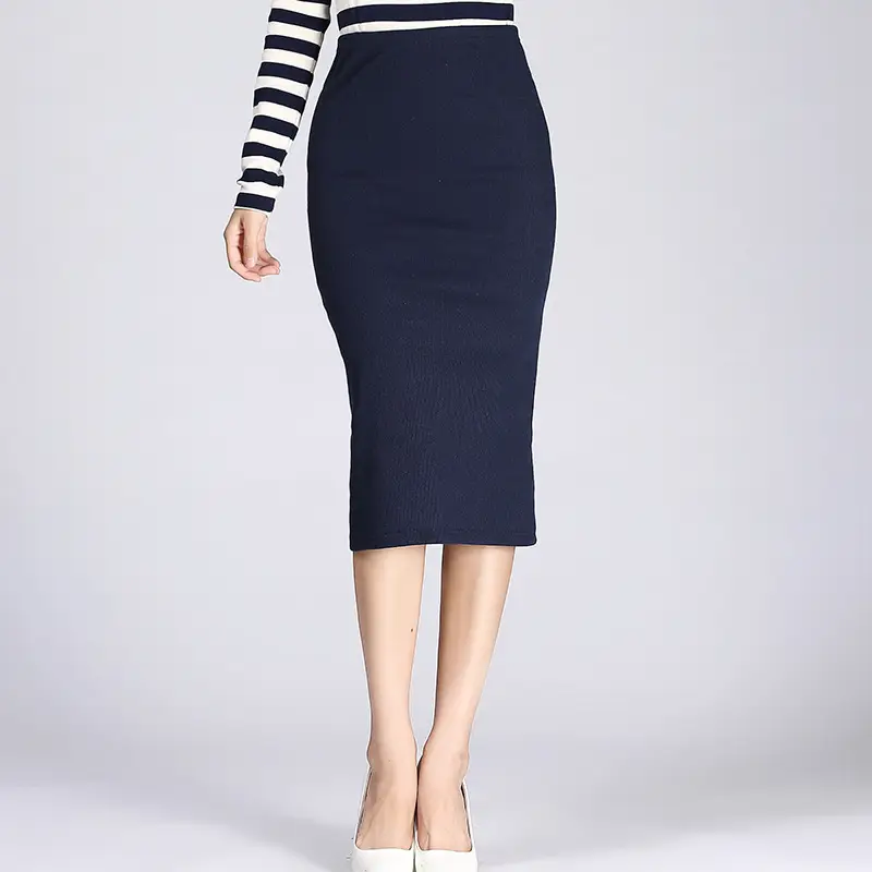 2025 Plus-Size Red Short Skirts Half-Length Elegant Commuter Style - Image 5