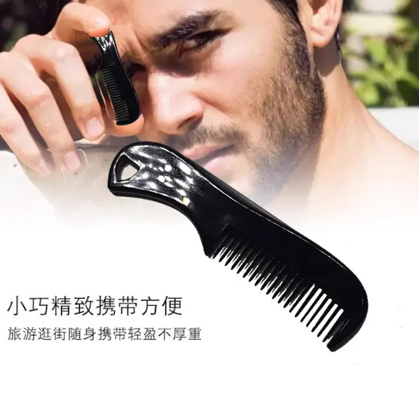 Cross-border mini hair comb for men women