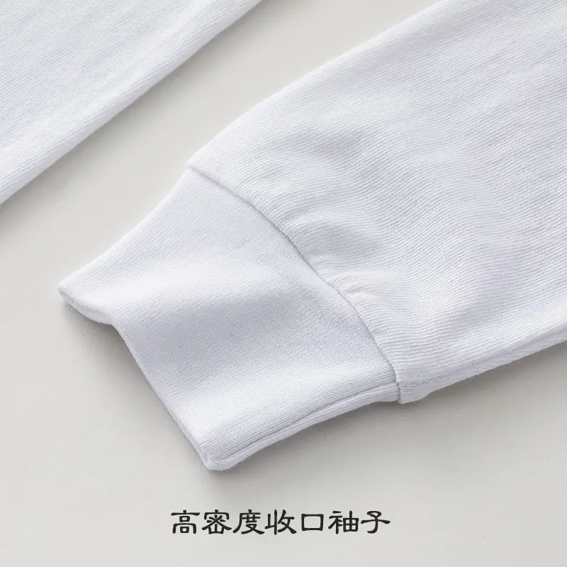 250g Cotton Crew Neck Long Sleeve T-Shirt - Image 11