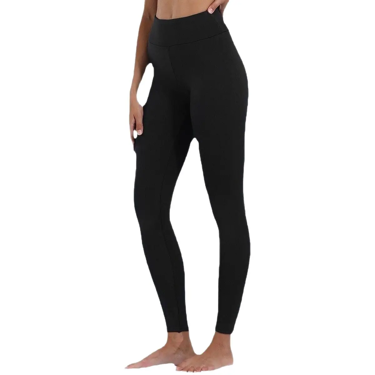 Hot Selling Velvet Leggings Black Warm Thick Elastic Plus Size - Image 17