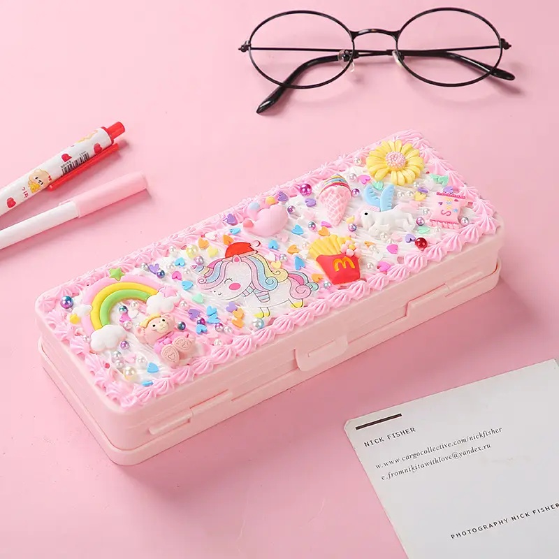Double Layer Stationery Box for Kids Primary School - Image 2