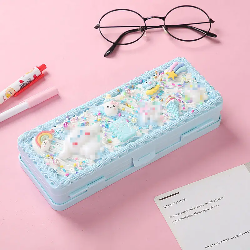 Double Layer Stationery Box for Kids Primary School - Image 3