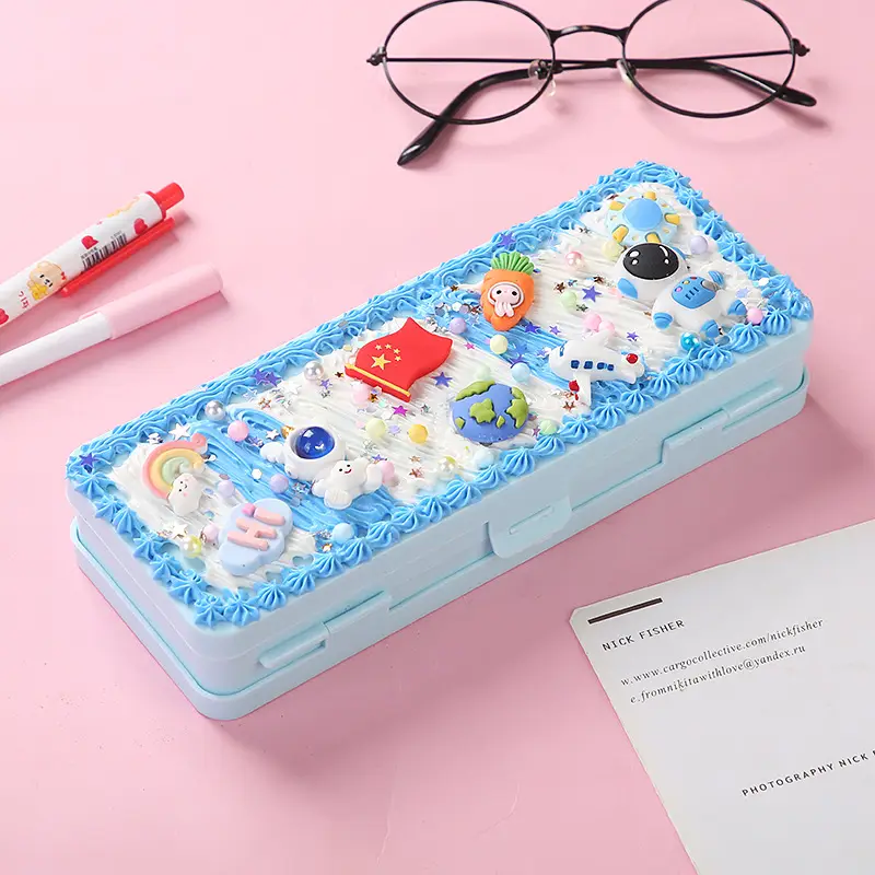 Double Layer Stationery Box for Kids Primary School - Image 4