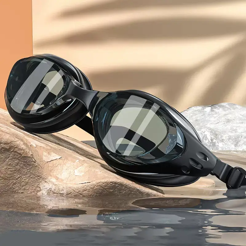 Swimming goggles waterproof anti-fog HD myopia professional swimming glasses female men's swimming goggles diving equipment