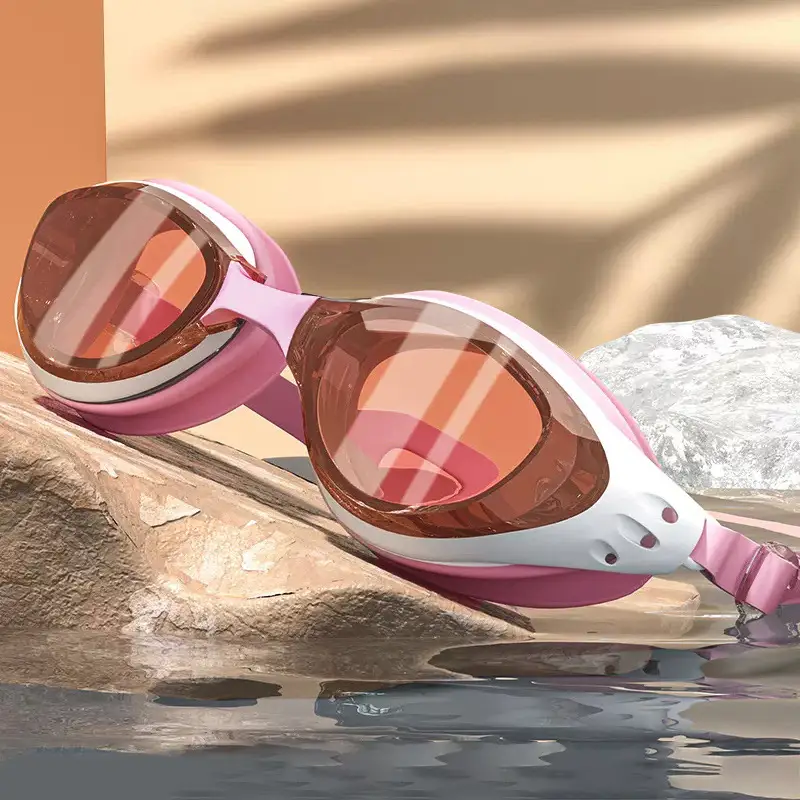 Swimming goggles waterproof anti-fog HD myopia professional swimming glasses female men's swimming goggles diving equipment
