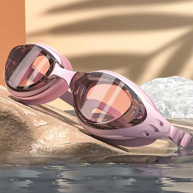 Swimming goggles waterproof anti-fog HD myopia professional swimming glasses female men's swimming goggles diving equipment