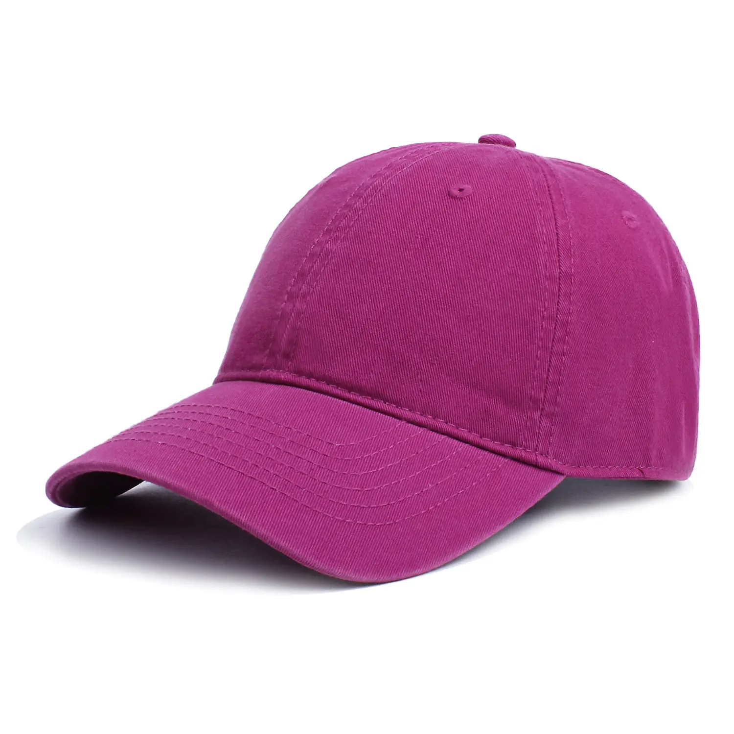 Pink Pure Cotton Baseball Cap for Men Women - Image 16