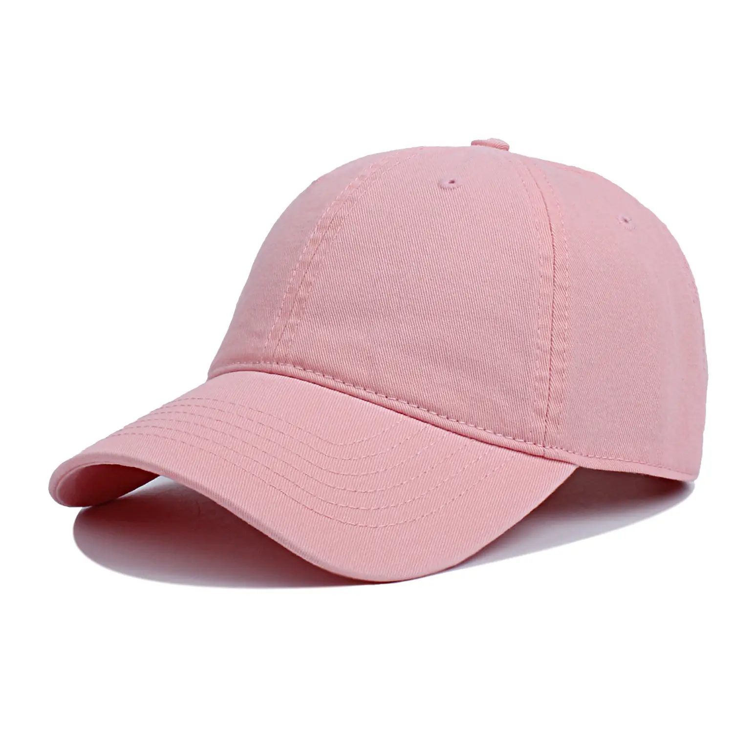 Pink Pure Cotton Baseball Cap for Men Women - Image 21