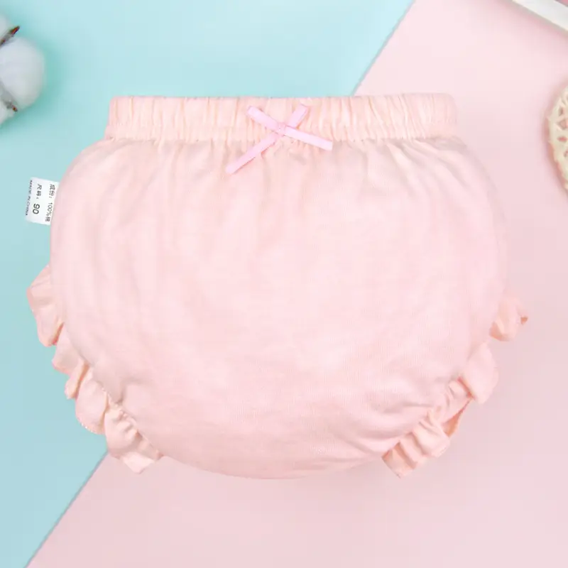 Wholesale Baby Girl Underwear Pure Cotton Diaper Pants A-Class - Image 2
