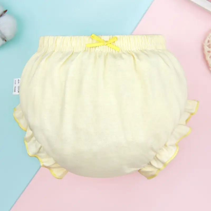 Wholesale Baby Girl Underwear Pure Cotton Diaper Pants A-Class - Image 3