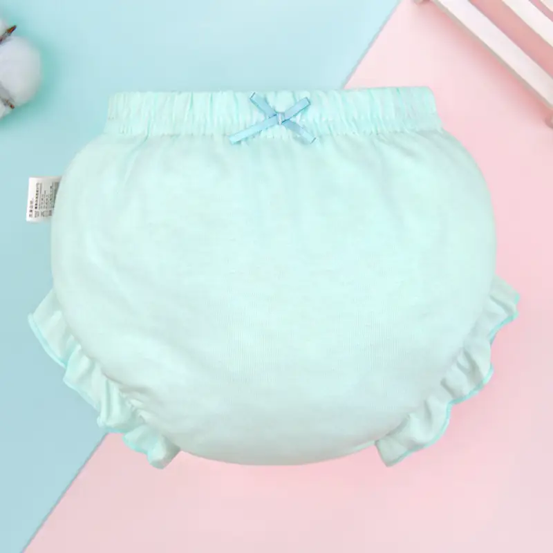 Wholesale Baby Girl Underwear Pure Cotton Diaper Pants A-Class - Image 4