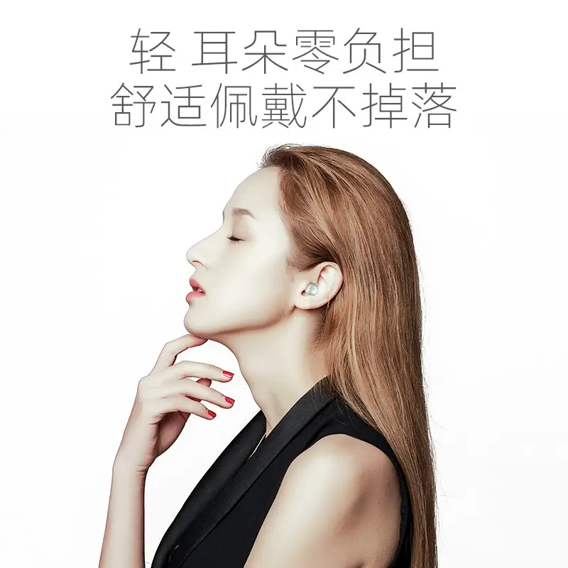 White Bluetooth Headset with Super Long Battery - Image 5