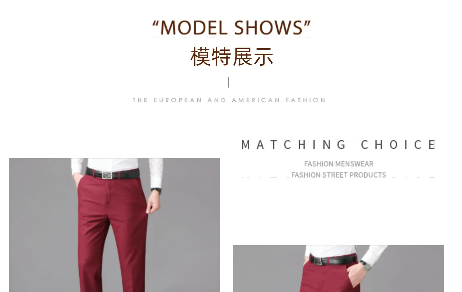 New Men's Black Straight-Leg Dress Pants for College & Work — feature 21