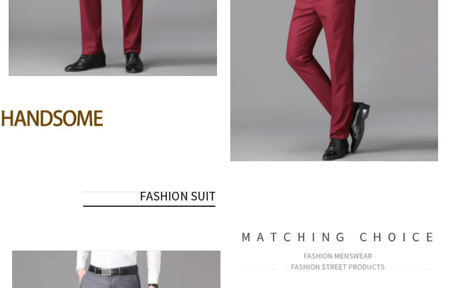 New Men's Black Straight-Leg Dress Pants for College & Work — feature 22