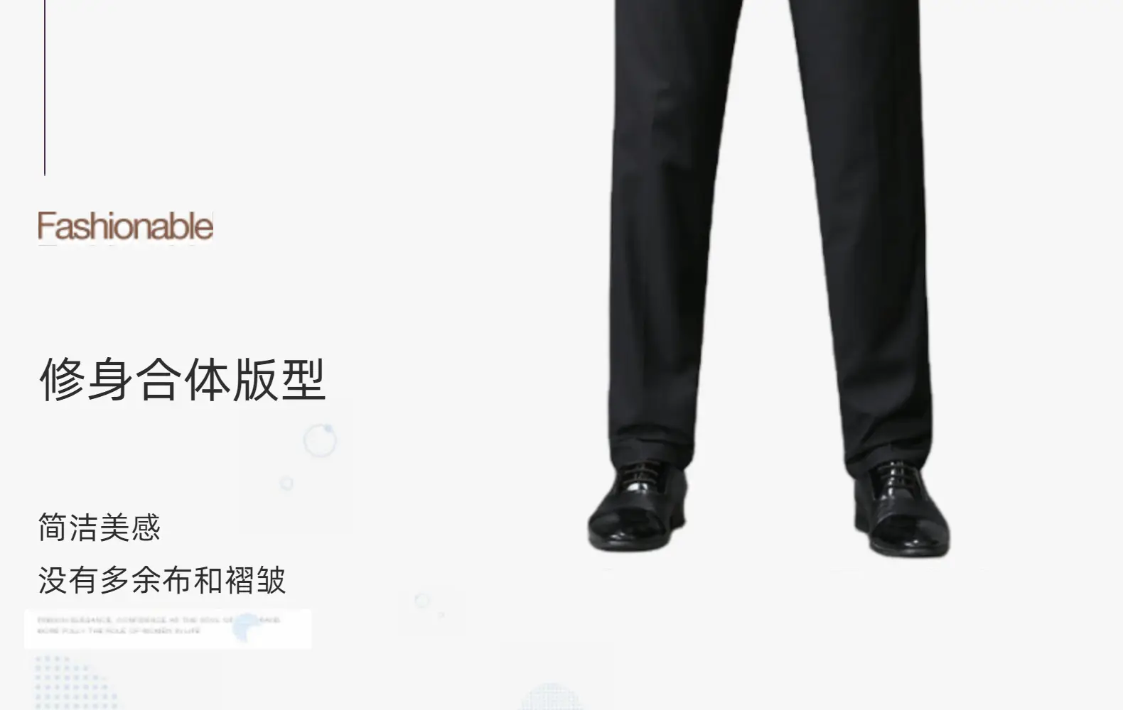 New Men's Black Straight-Leg Dress Pants for College & Work — feature 27