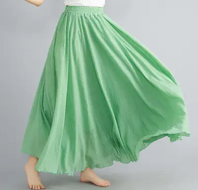 Wide Leg Linen Pants Elasticated Waist Pink