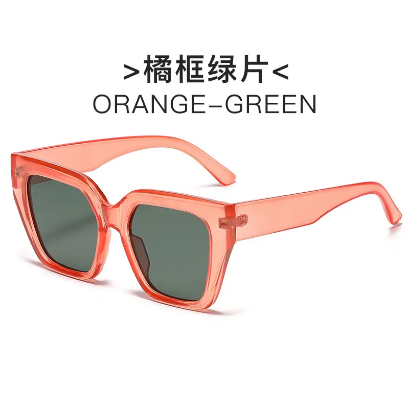 Black Grey Polygon Sunglasses for Men - Image 3