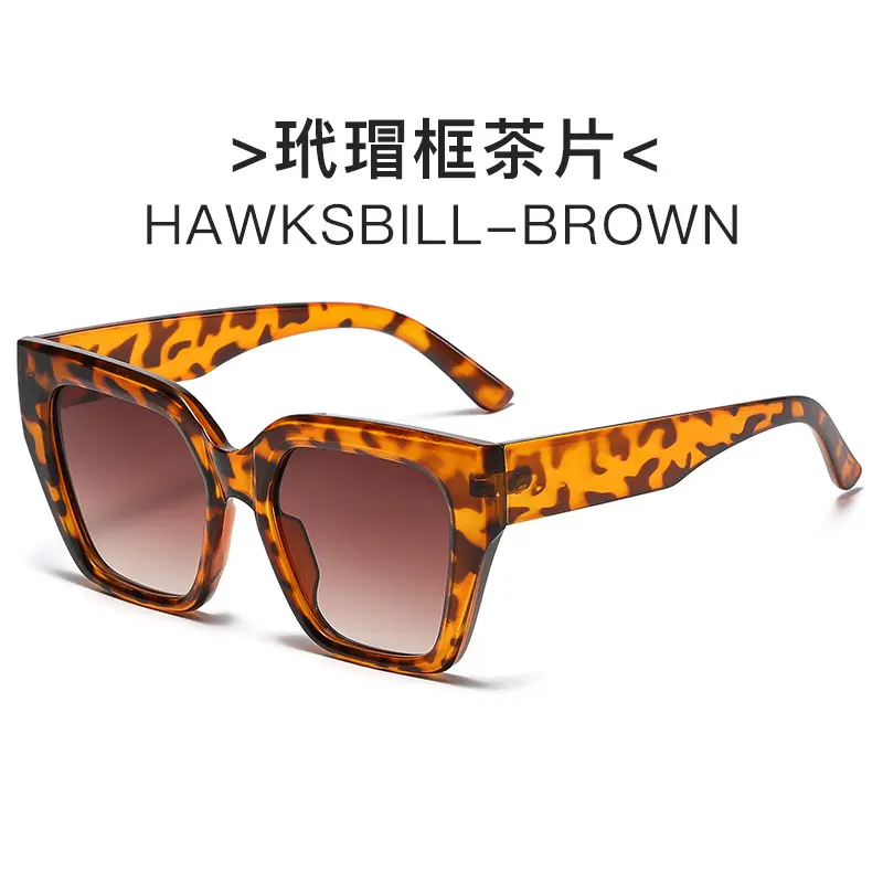 Black Grey Polygon Sunglasses for Men - Image 6