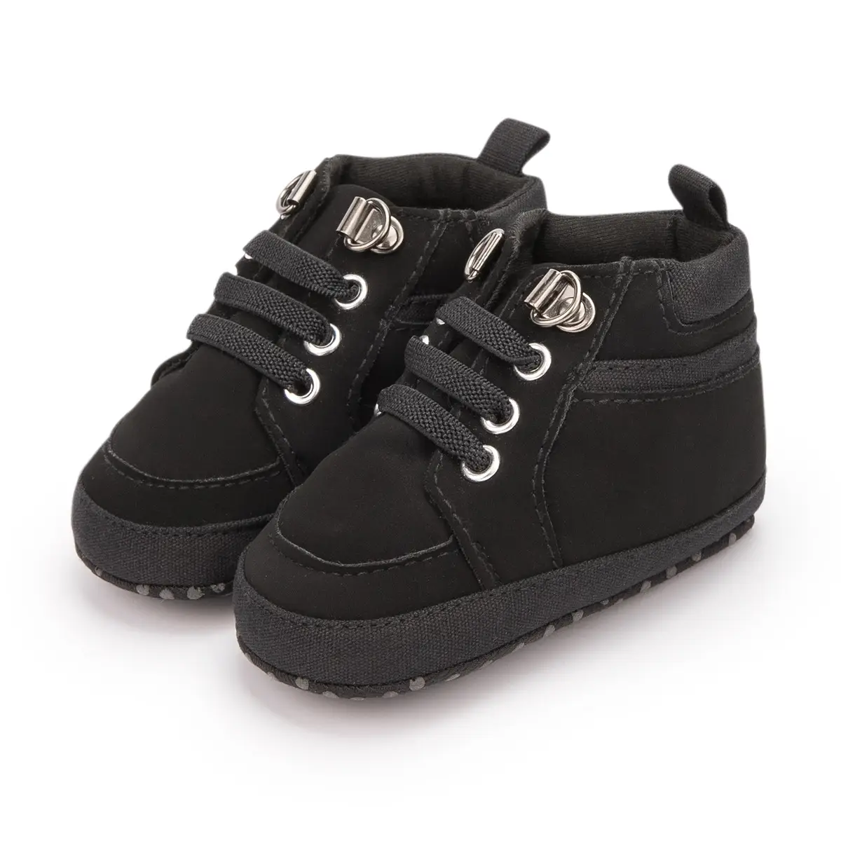 Grey Casual Baby Shoes for Kids Non-Slip Soles
