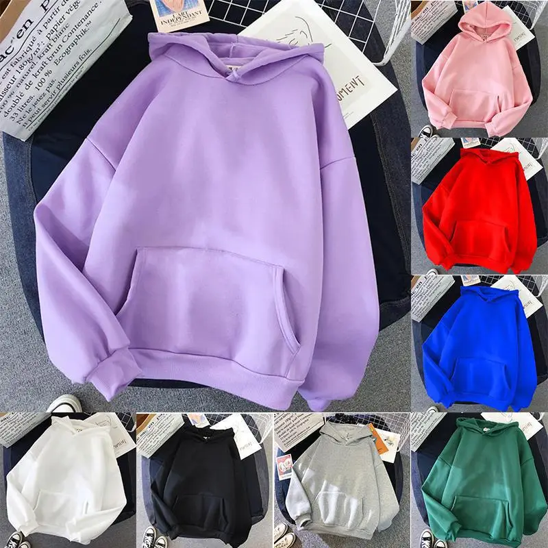 Women's Cross-Border Hoodie Sweatshirt Set Lavender Red Blue White Green - Image 14