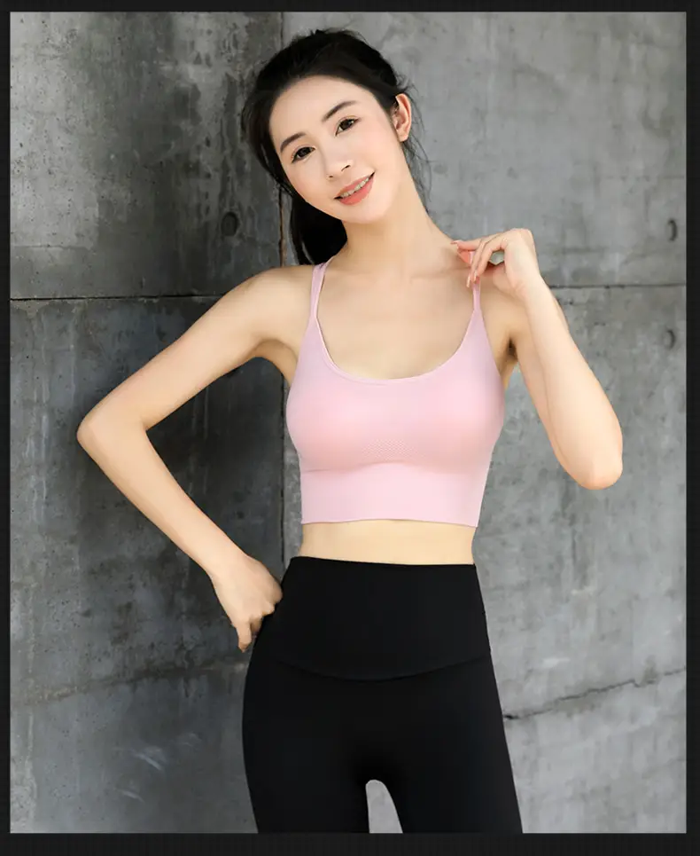 White Cross Back Sports Bra for Large Sizes — feature 17