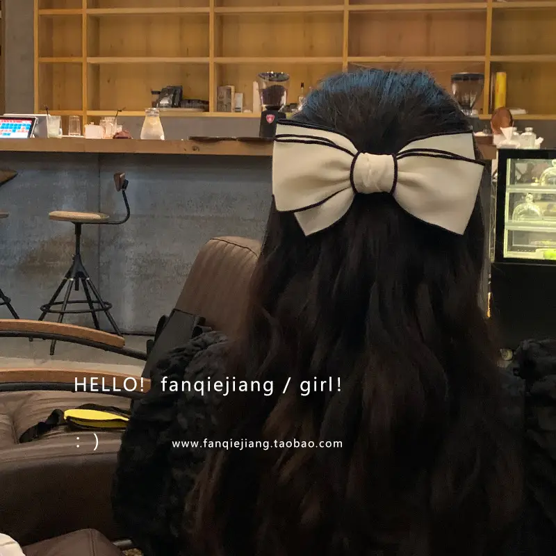 French Bow Hairpin Women Summer Headwear - Image 3