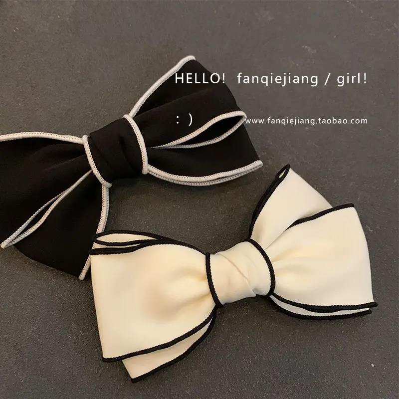 French Bow Hairpin Women Summer Headwear - Image 4