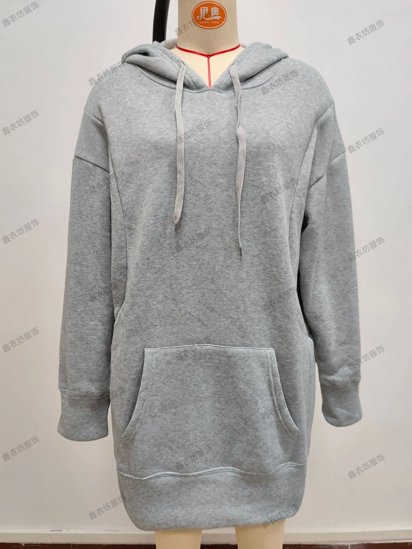 Purple Hooded Fleece Sweatshirt for Women — feature 27