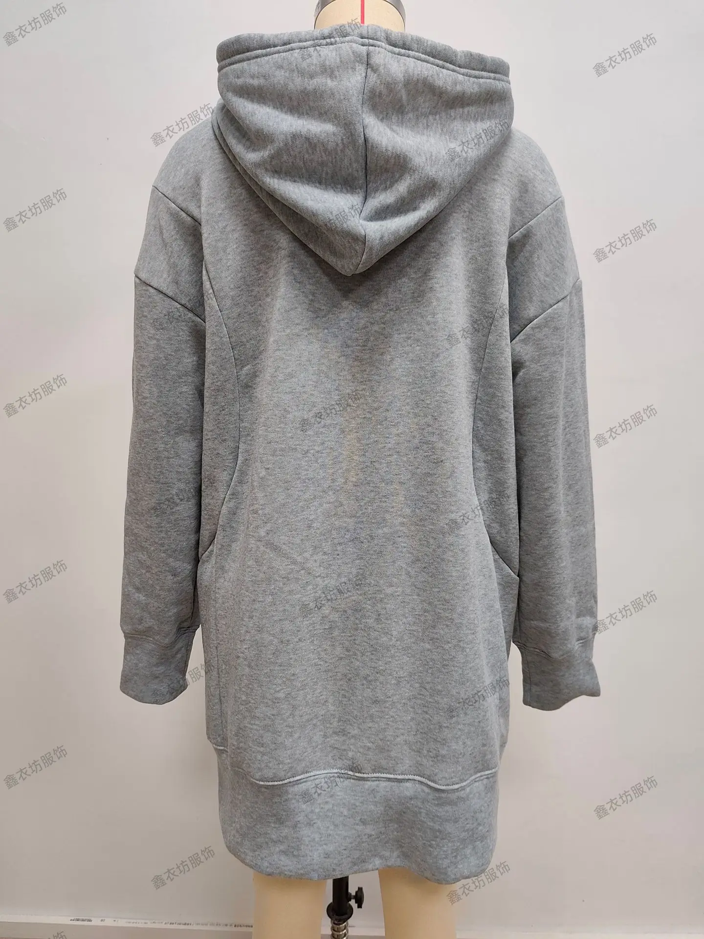 Purple Hooded Fleece Sweatshirt for Women — feature 29