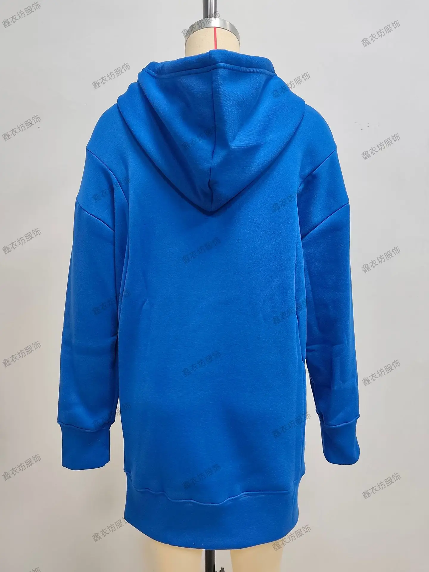 Purple Hooded Fleece Sweatshirt for Women — feature 35
