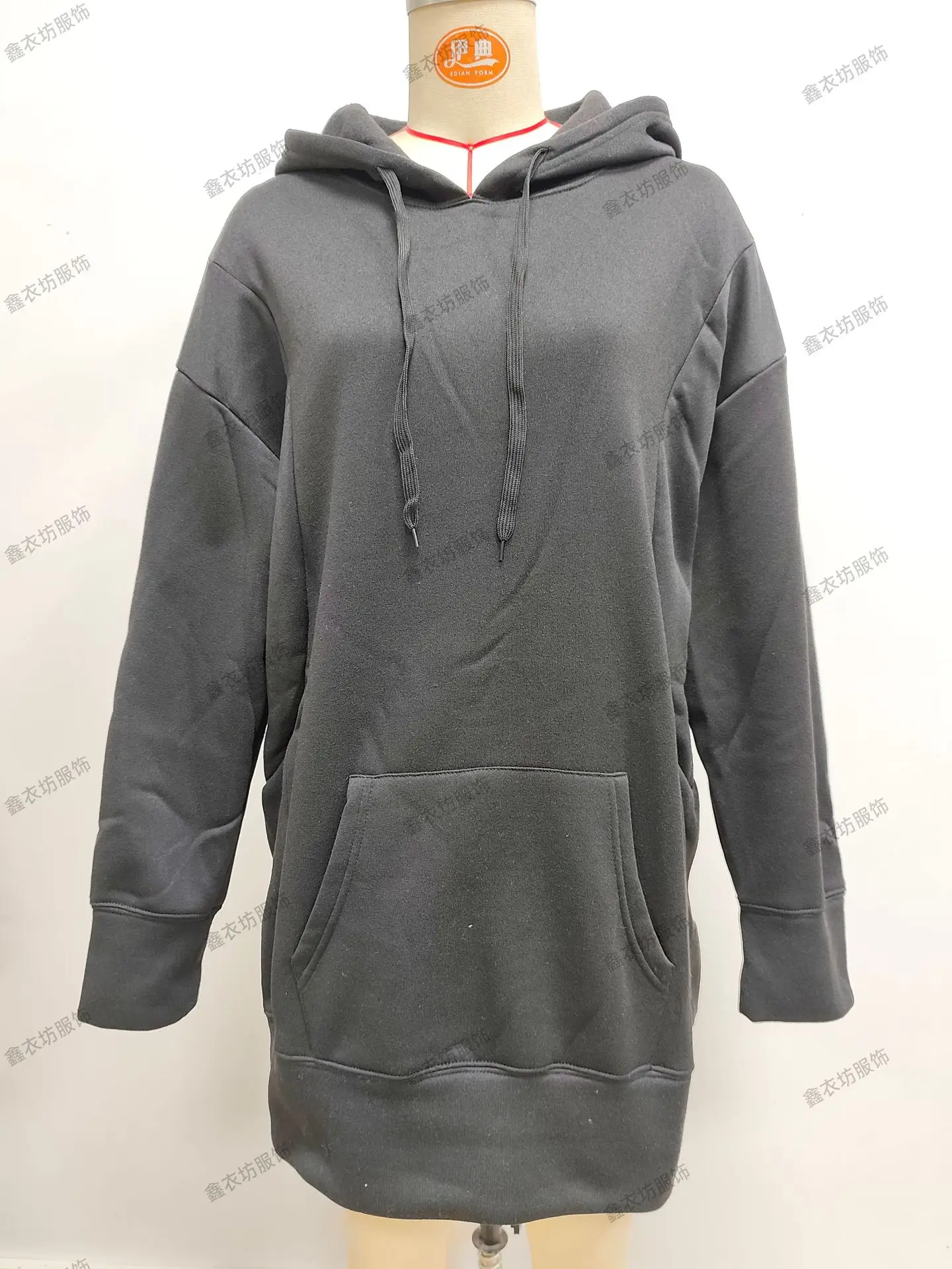 Purple Hooded Fleece Sweatshirt for Women — feature 36