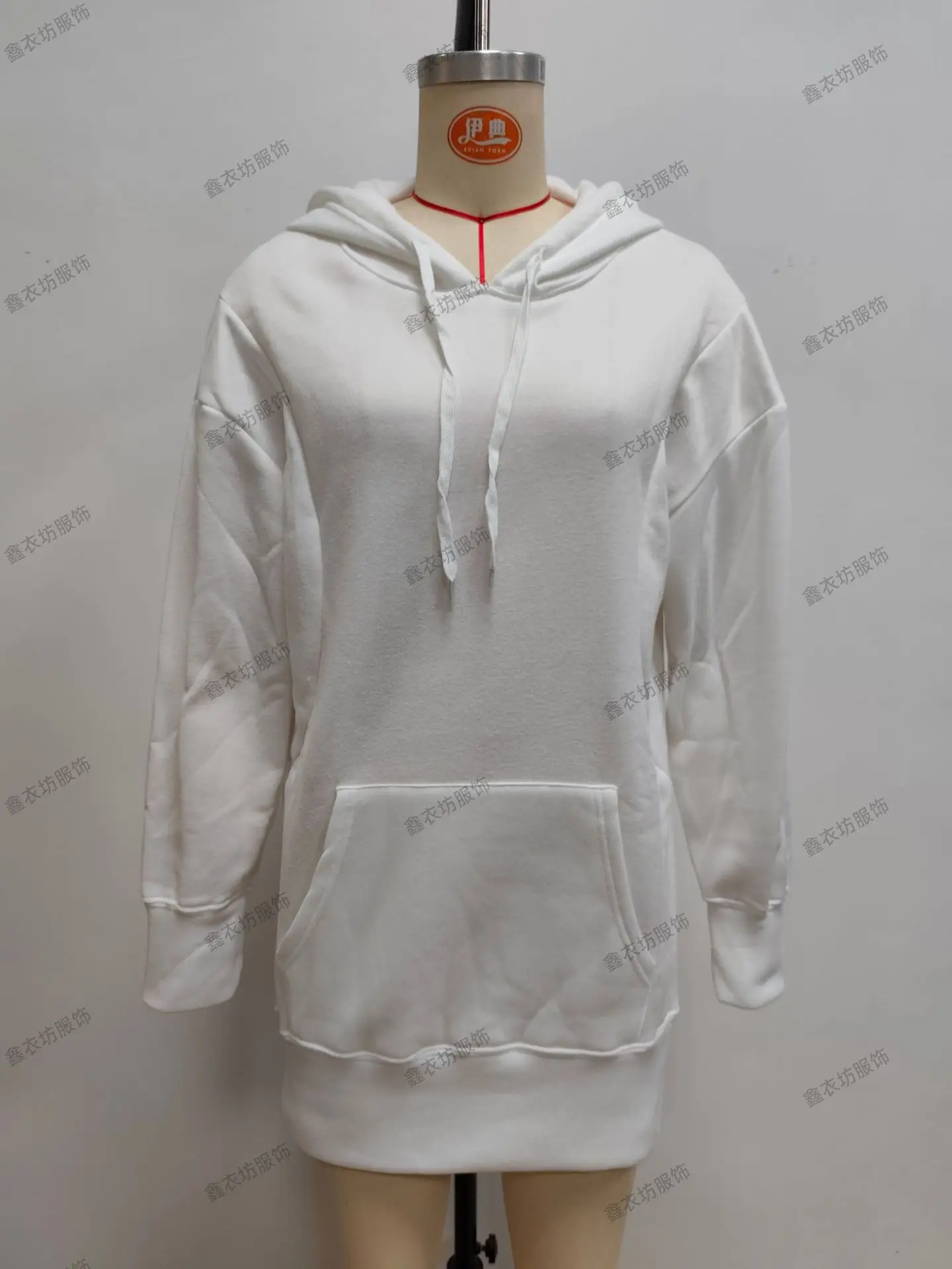 Purple Hooded Fleece Sweatshirt for Women — feature 39