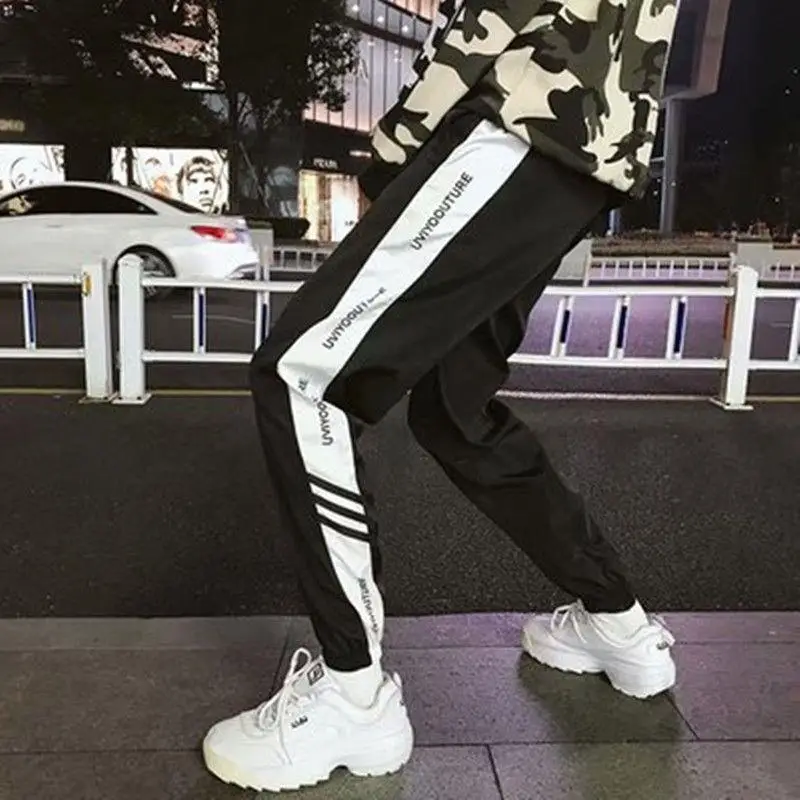 Fleece-lined Cropped Ankle Pants for Men Black - Image 11