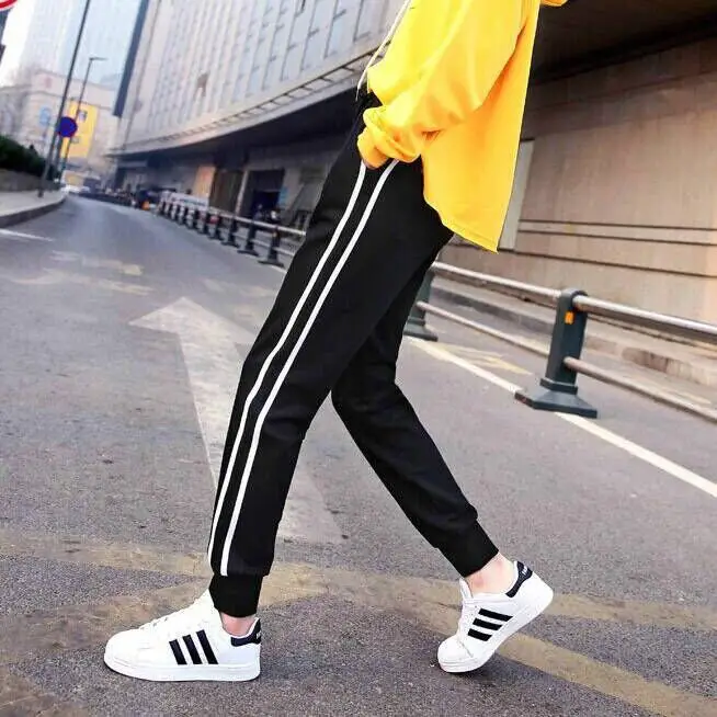 Fleece-lined Cropped Ankle Pants for Men Black - Image 9