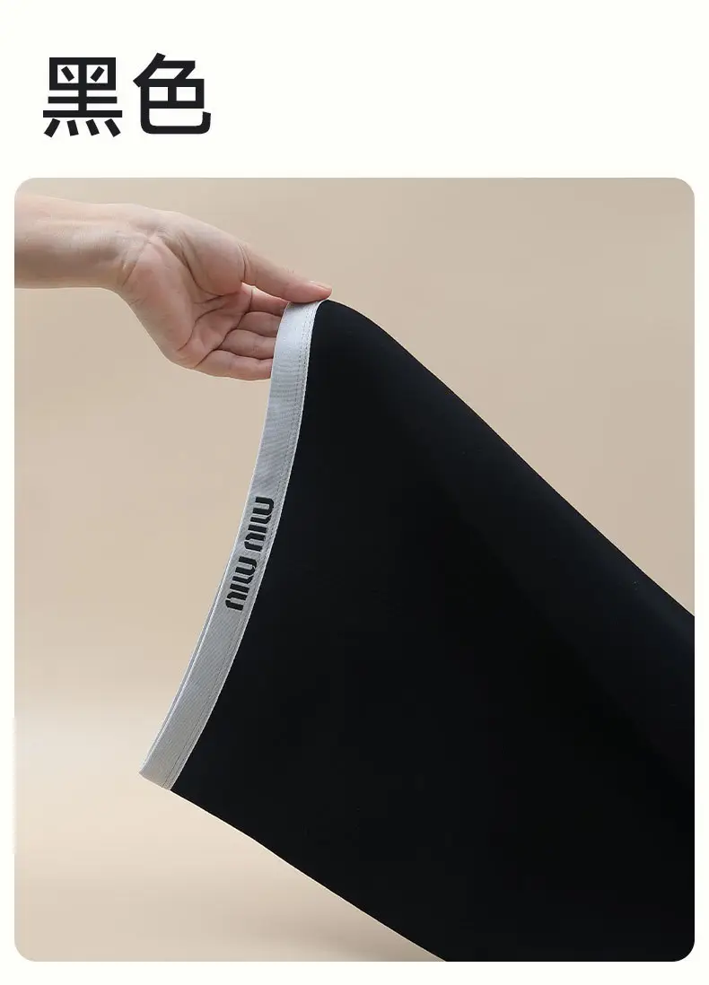 Black Seamless Camellia Oil Leggings for Women — feature 28