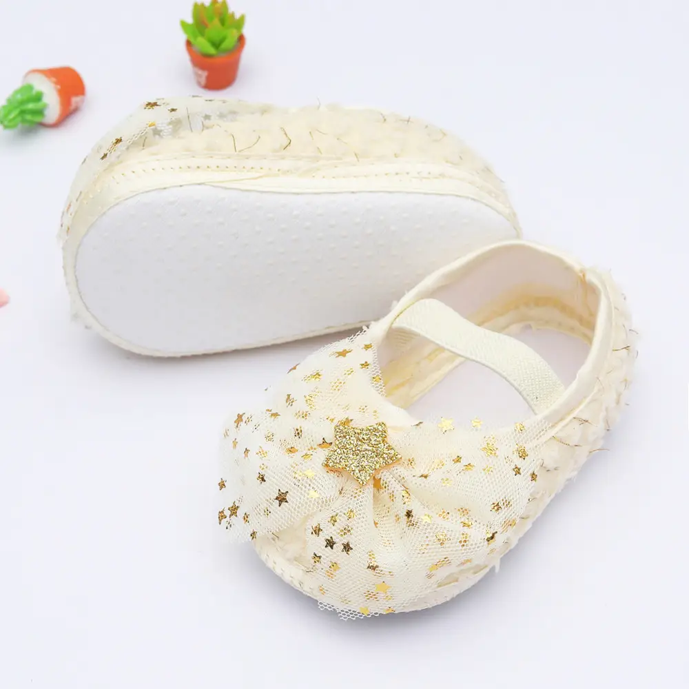 Anti-Slip New Princess Shoes for 0-1 Year Old Babies
