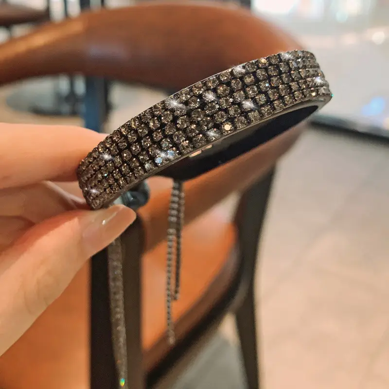 Korean Rhinestone Hair Twister with Ball Head & Back Grabber