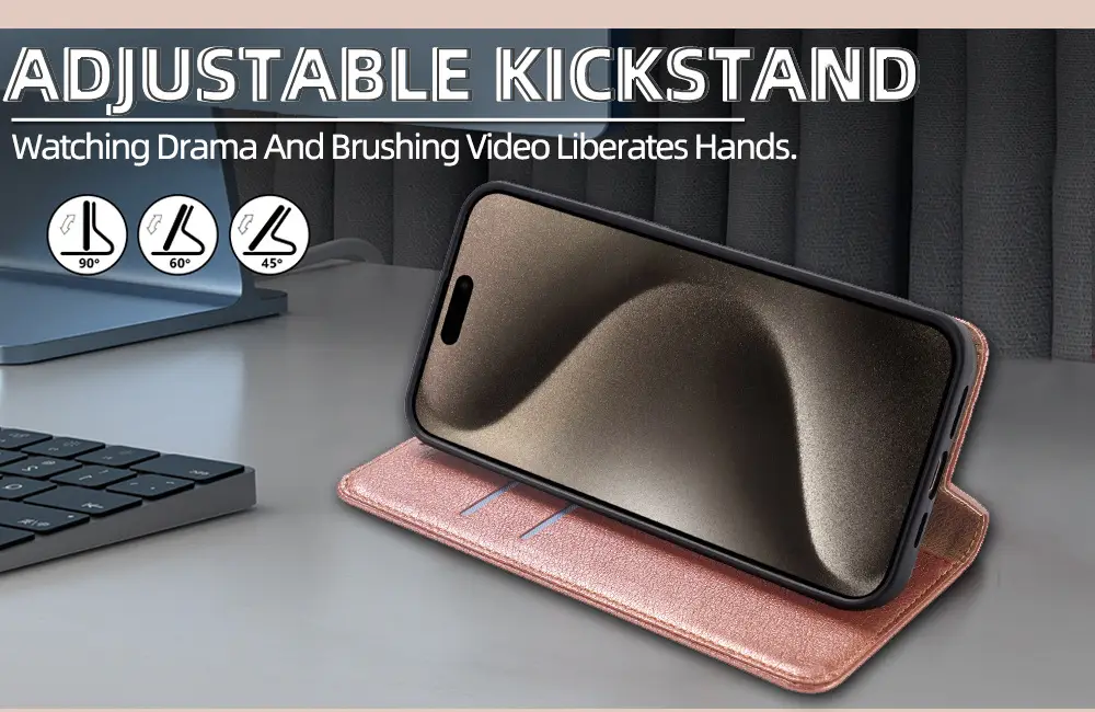 Blue Leather 5G Mobile Case for A04E 4G — feature 8