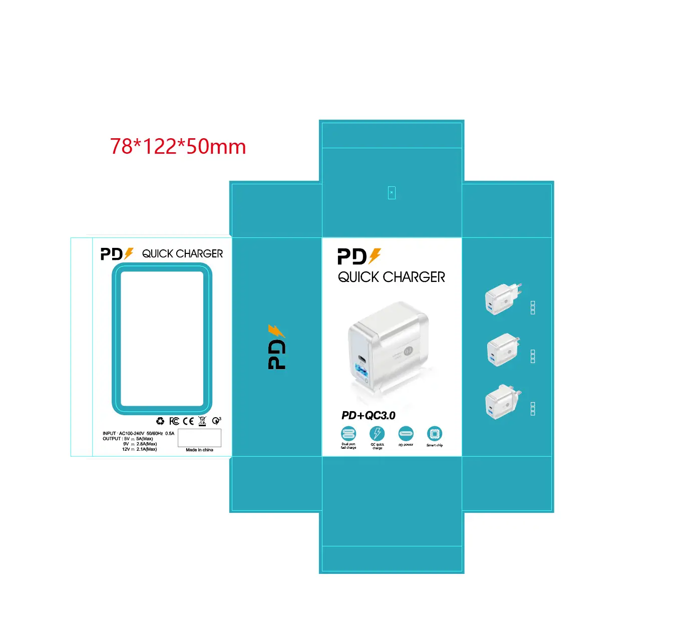 25WPD Fast Charging US Type-C Adapter 5A - Image 8