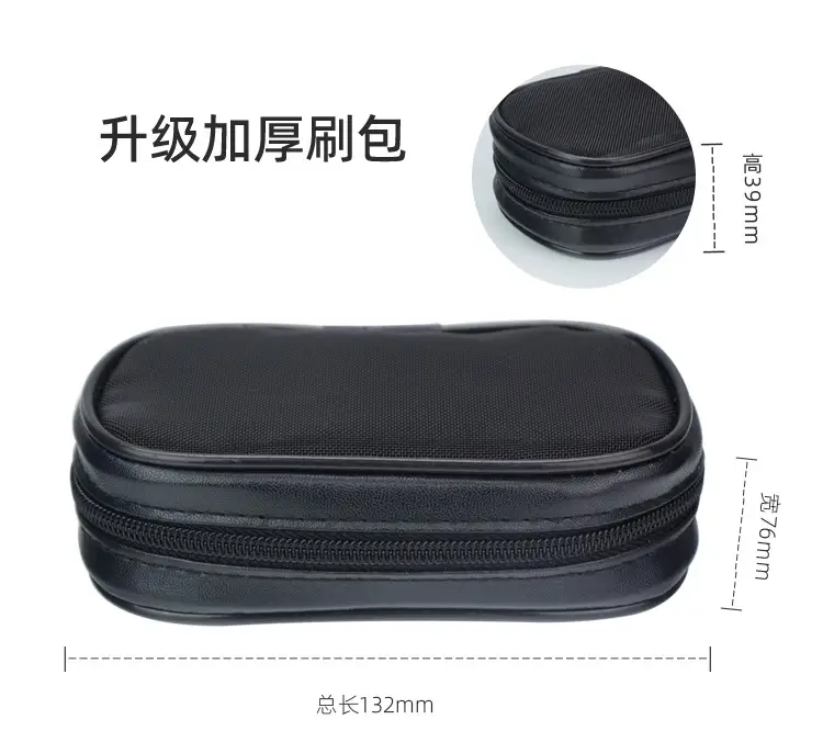 12-Piece Mini Makeup Brush Set with Zipper Case — feature 14