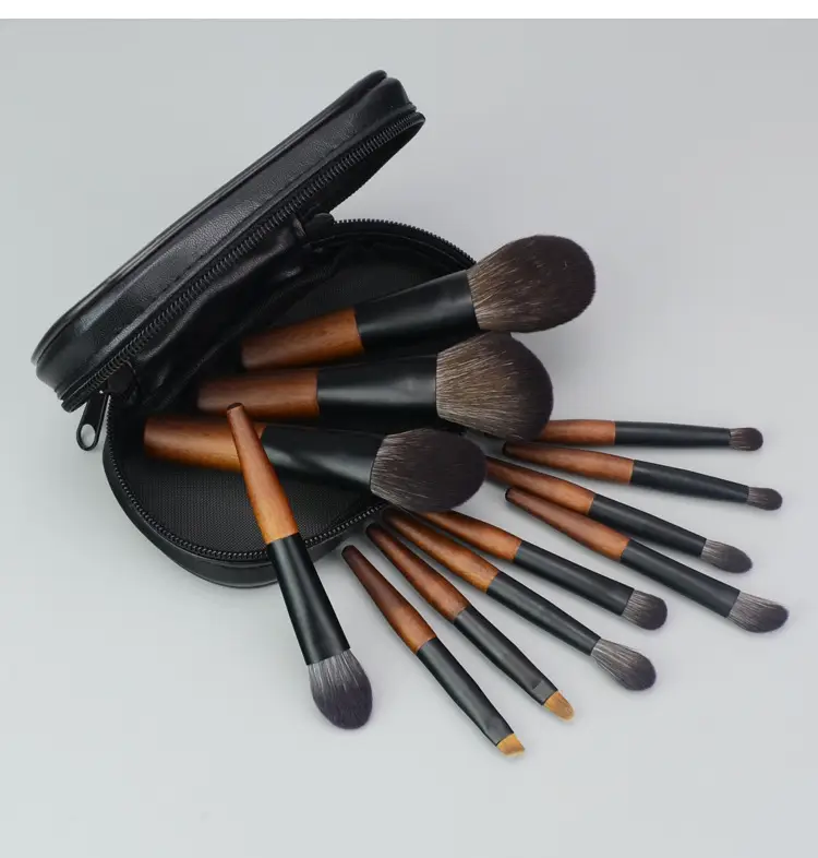 12-Piece Mini Makeup Brush Set with Zipper Case — feature 16
