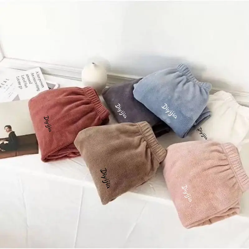 Women's Winter Warm Coral Fleece Pants - Image 9