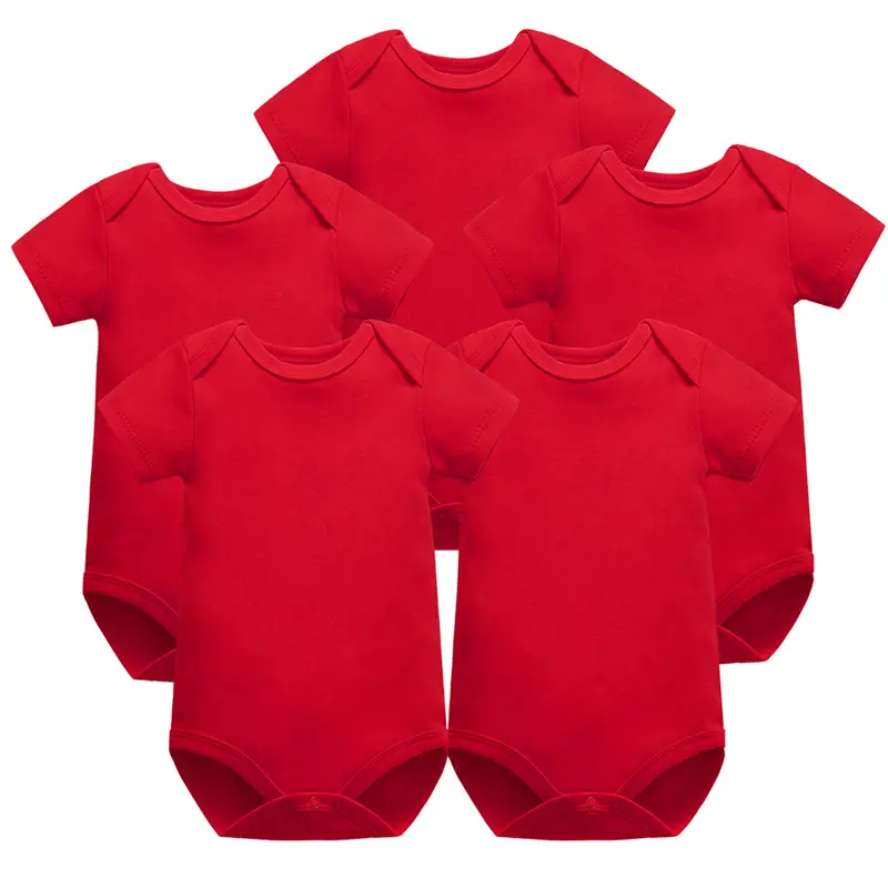 Orange Baby One-Piece Crawling Suit for Girls - Image 17