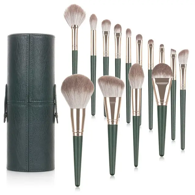 (Rubber handle) green cloud 14 + brush barrel