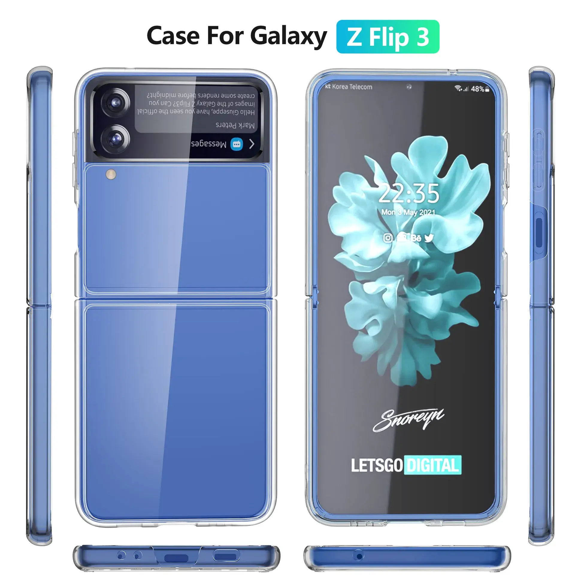 Foldable ZFlip6 Phone Case for Samsung TPU - Image 5
