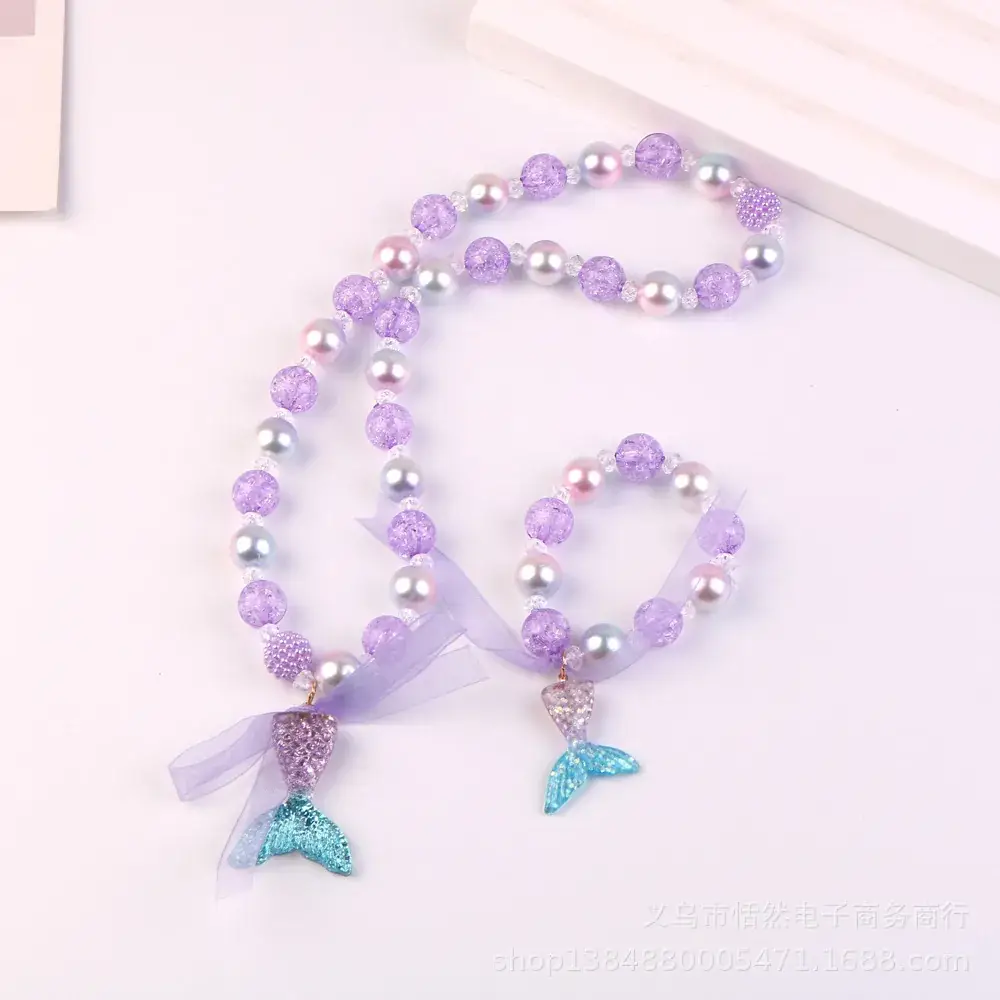 1# fishtail 2 sets of purple (cardboard packaging)