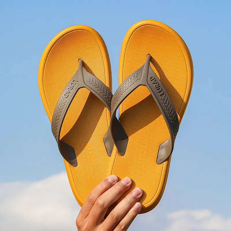 Men Women Black EVA Flip Flops Summer Non Slip
