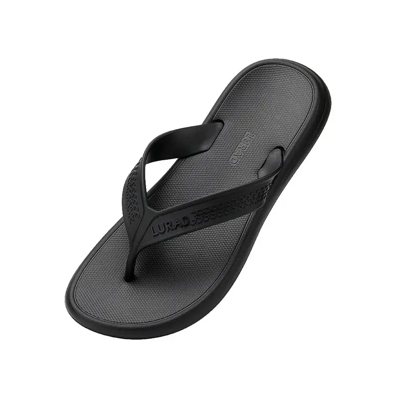 Men Women Black EVA Flip Flops Summer Non Slip