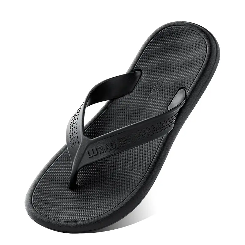 Men Women Black EVA Flip Flops Summer Non Slip