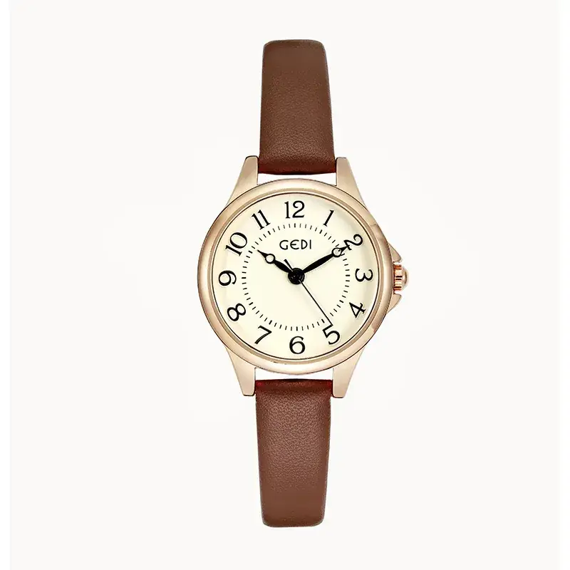 Gold Korean Retro Quartz Watch for Women - Image 9